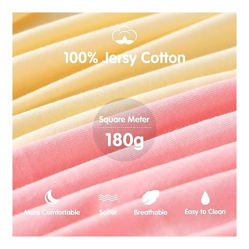  MEILA Bassinet Sheets Compatible with Halo Baby Flex BassiNest, Mini Crib Sheets for Boy Girl, 100% Jersey Cotton Bassinet Matress Sheet, Ultra Soft, Pack of 2（30