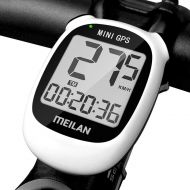 MEILAN M3 Mini GPS Bike Computer, Wireless Bike Odometer and Speedometer Bicycle Computer Waterproof Cycling Computer with LCD Backlight Display for Men Women Teens Bikers Outdoor