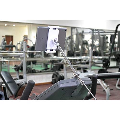  MEINUOKE Aluminum Treadmill Tablet Mount & Smartphone Holders for 4.2-10.6 iPhone, IPAD, Cell Phone, Tablet, Kindle, Ebook