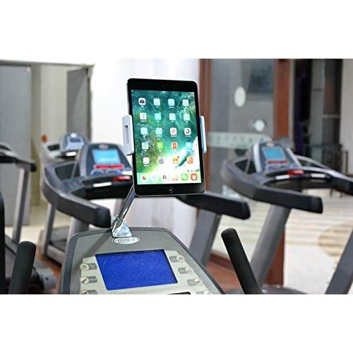  MEINUOKE Aluminum Treadmill Tablet Mount & Smartphone Holders for 4.2-10.6 iPhone, IPAD, Cell Phone, Tablet, Kindle, Ebook