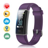 MEISHENG Fitness Tracker Color Screen, Activity Tracker with Heart Rate Monitor Watch, IP68 Waterproof, Sleep Monitor, Step Calorie Counter, Pedometer Wristband for Women Men Kids,