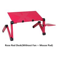 MEIZOKEN Portable Adjustable Laptop Standing Desk for Bed Sofa Folding Laptop Table Notebook Desk Mouse Pad for Office