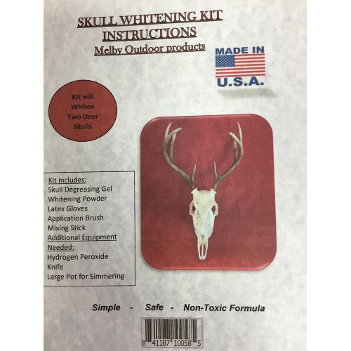  MELBY OUTDOORS SKULL WHITENING KIT