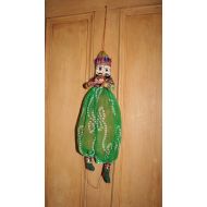 Rare Beautiful Old Wood And Metal Puppet  MEMsArtShop.