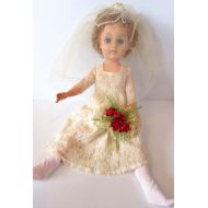 Great Looking Vintage CHILTERN Bride Doll - Made in England /MEMsArtShop.