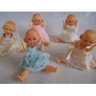 /MEMsArtShop Nine Little Vintage Dolls - Made In England