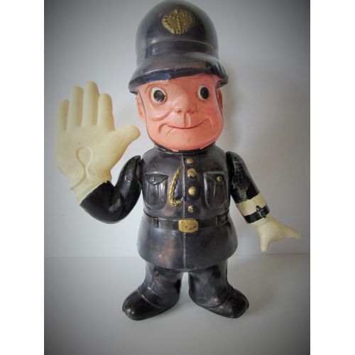  Rare Stunning Celluloid Traffic Policeman Doll - Made In Japan - Very Good Condition For Age  MEMsArtShop