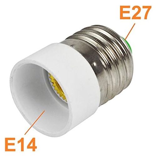  MENGS 4 Stueck Qualitat E27 auf E14 Lampenfassung Konverter Adapter Mit Hohe Temperaturbestandigkeit ABS Material