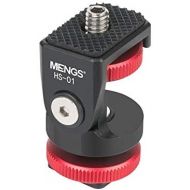 [아마존베스트]MENGS HS-01 Mini Tripod Ball Head Mount for Hot Shoe Mounting Ball Head, Bottom Screw Hole: 1/4 Screw Mounting, Weight: 34g, Ball Head Diameter is 20mm, Max Load 5kg