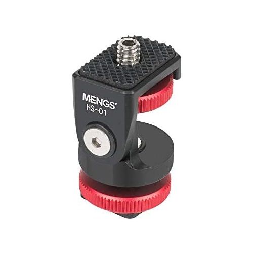  [아마존베스트]MENGS HS-01 Mini Tripod Ball Head Mount for Hot Shoe Mounting Ball Head, Bottom Screw Hole: 1/4 Screw Mounting, Weight: 34g, Ball Head Diameter is 20mm, Max Load 5kg