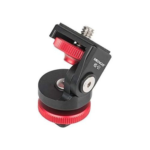  [아마존베스트]MENGS HS-01 Mini Tripod Ball Head Mount for Hot Shoe Mounting Ball Head, Bottom Screw Hole: 1/4 Screw Mounting, Weight: 34g, Ball Head Diameter is 20mm, Max Load 5kg