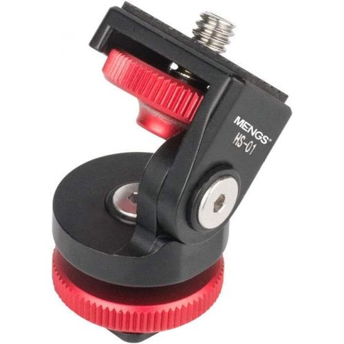  [아마존베스트]MENGS HS-01 Mini Tripod Ball Head Mount for Hot Shoe Mounting Ball Head, Bottom Screw Hole: 1/4 Screw Mounting, Weight: 34g, Ball Head Diameter is 20mm, Max Load 5kg