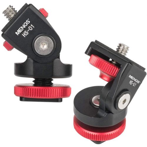  [아마존베스트]MENGS HS-01 Mini Tripod Ball Head Mount for Hot Shoe Mounting Ball Head, Bottom Screw Hole: 1/4 Screw Mounting, Weight: 34g, Ball Head Diameter is 20mm, Max Load 5kg