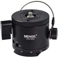 [아마존베스트]MENGS DH-55 indexing camera ball head for 1/4 inch camera thread and 3/8 inch tripod screw, 10 different degree stop distances (5° - 90°) panorama tripod with clamp and fast plate