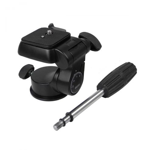  MENGS 003H 3-Way Pan and Tilt Head Aluminum Alloy For DSLR Camera and Tripod