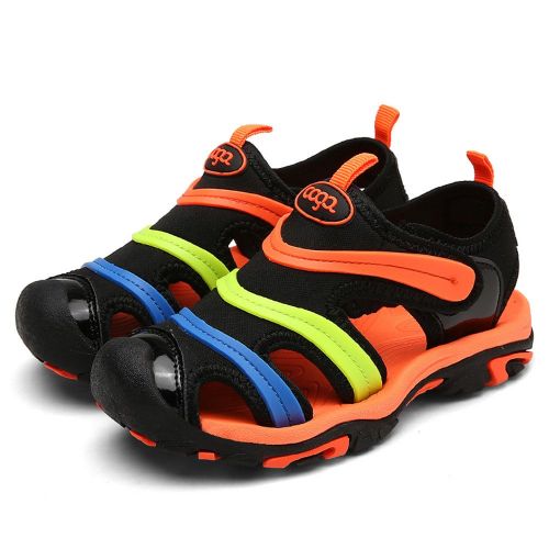  MENTAIQI Sport Anti-Slipping KidsSandals Closed-Toe, Breathable Athletic Slipper Shoes for Boys & Girls