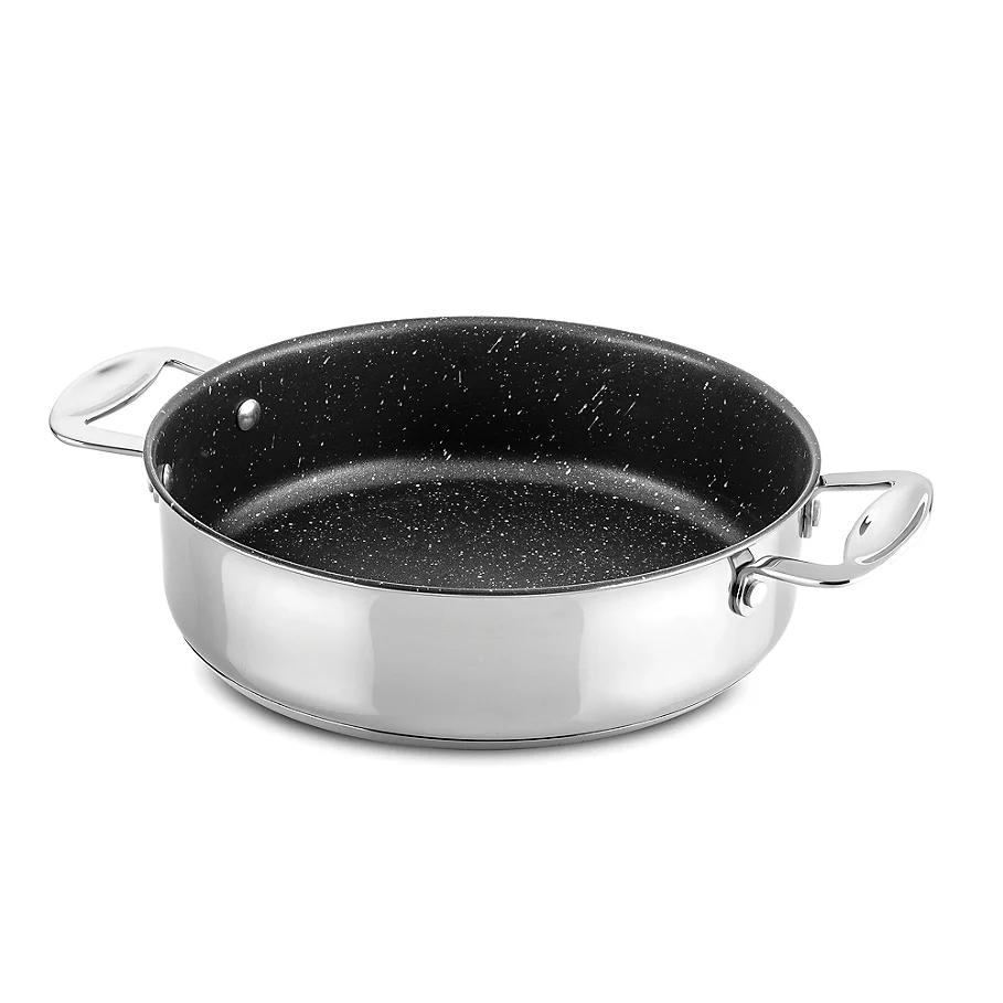  Mepra MEPRA Glamour Stone Nonstick Stainless Steel 2 qt. Covered Deep Pot