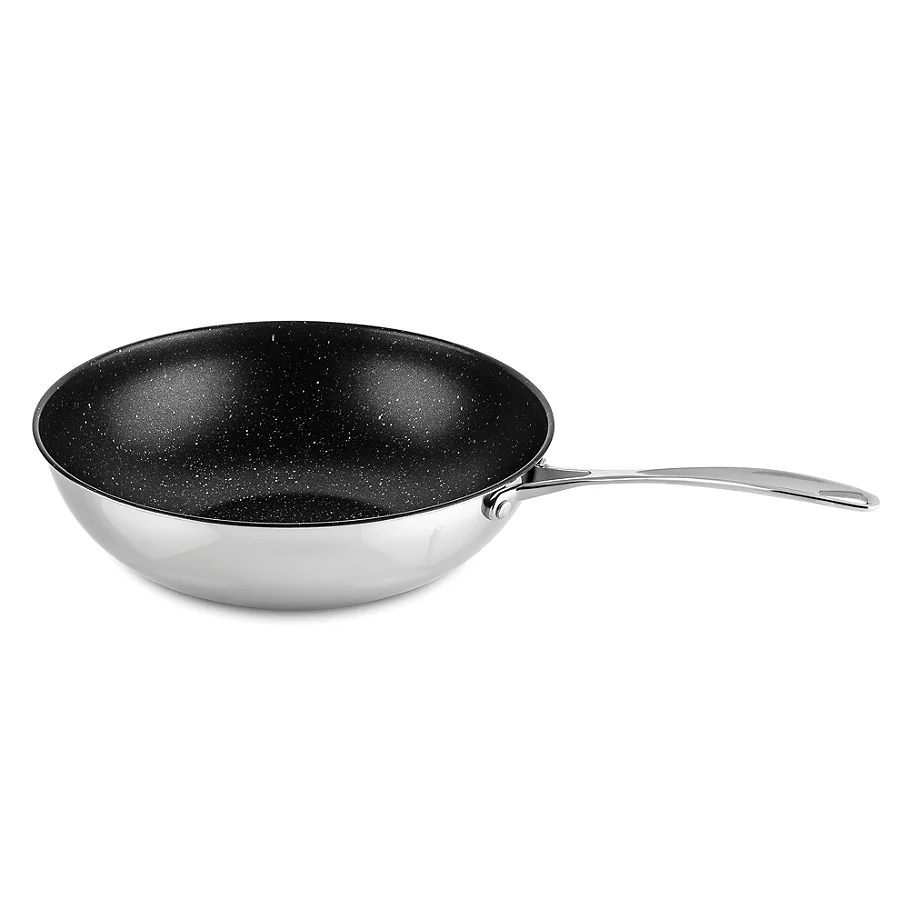  Mepra MEPRA Glamour Stone Nonstick Stainless Steel 11-Inch Wok