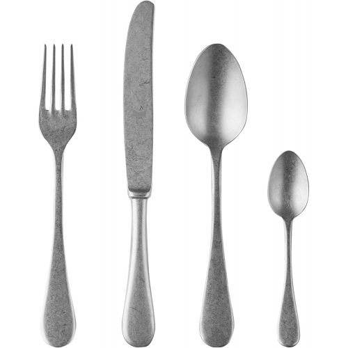  Mepra VI22024 Dolce 24 Pcs Flatware Set  Pewter Tableware