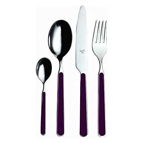  MEPRA Mepra Fantasia 24-Piece Place Set, Light Mauve