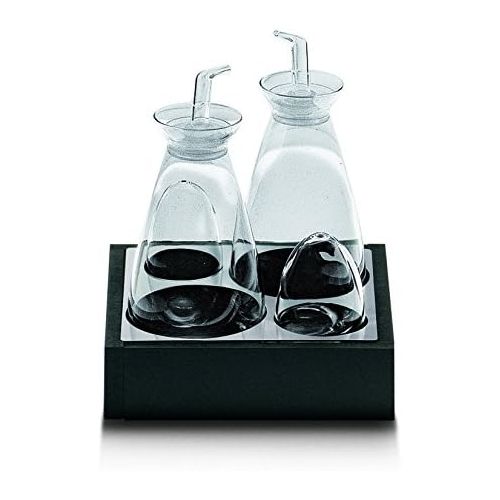  MEPRA Mepra 4-Piece Cruet and Salt Cellar Set, Wenge