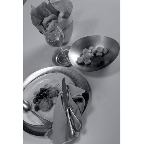  MEPRA Mepra 1098VI22005 Vintage Bronzo 5 Piece Place Setting, Pewter Bronze