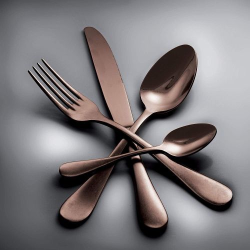  MEPRA Mepra 1098VI22005 Vintage Bronzo 5 Piece Place Setting, Pewter Bronze