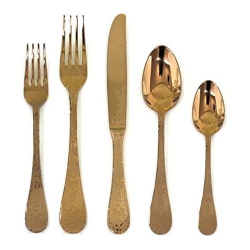  MEPRA Mepra 1098CB22005 Casablanca Bronzo 5 Piece Place Setting, Rose Gold