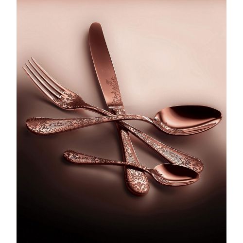  MEPRA Mepra 1098CB22005 Casablanca Bronzo 5 Piece Place Setting, Rose Gold