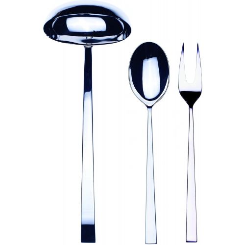  MEPRA Mepra 106222030M Atena Moka Cutlery 30-Piece Set , Silver