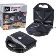[아마존베스트]Mercury Sandwich Maker and Toaster with Baking Plates Non-Stick Surface, Black (46782)