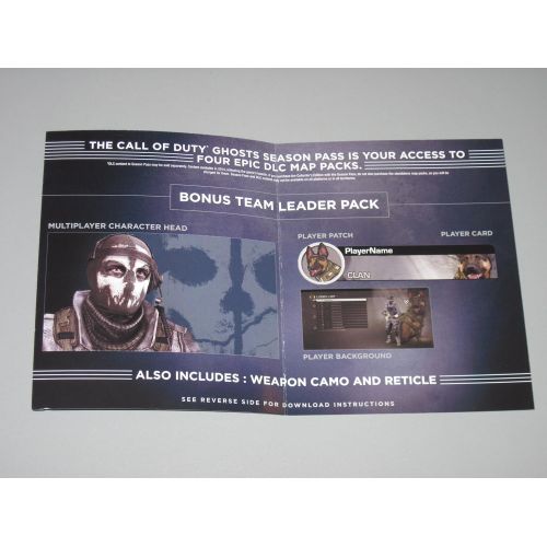  [아마존베스트]MERECAN Call of Duty Ghosts Season Pass DLC Code Card - Playstation 3