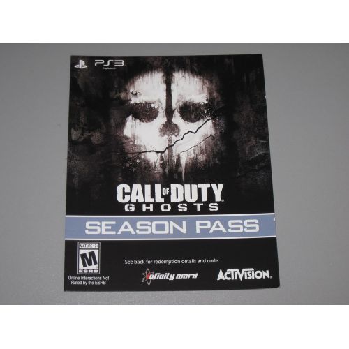  [아마존베스트]MERECAN Call of Duty Ghosts Season Pass DLC Code Card - Playstation 3