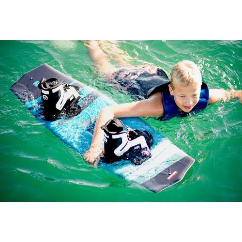  MESLE Wakeboard Liberty 128 cm Junior, Kinder/Jugend Board fuer Anfanger und Fortgeschrittene, Koerpergewicht 20 bis 50 kg, blau schwarz