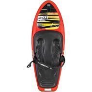 MESLE Kneeboard Whizz Hook 140 cm, Anfanger Knie-Board mit Hantel-Haken, bis 110 kg, rot-schwarz