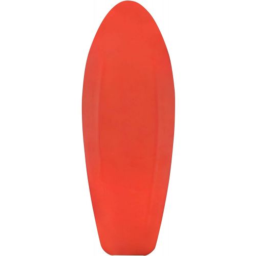  MESLE Kneeboard Whizz Hook 140 cm, Anfanger Knie-Board mit Hantel-Haken, bis 110 kg, rot-schwarz
