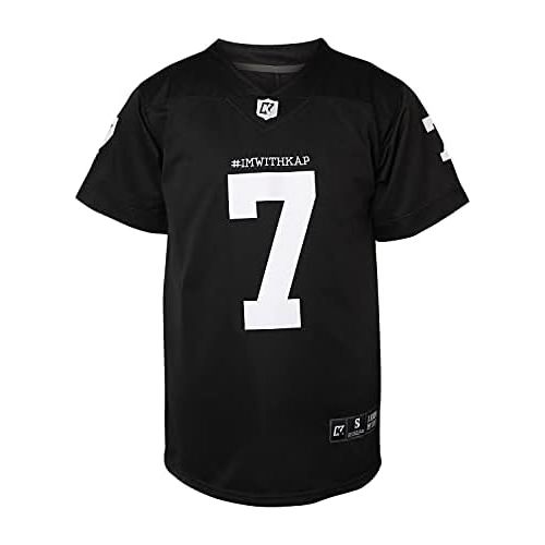  MESOSPERO ImWithKap 7 Colin Kaepernick IM with KAP All Stitched Movie Football Jersey Black S-XXXL