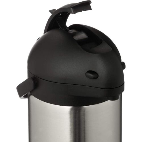  METRO Professional Airpot Pumpkanne | 3 Liter | Isolierkanne | Thermoskanne | Getrankespender | auch fuer den gewerblichen Einsatz | Edelstahl | Kaffeekanne