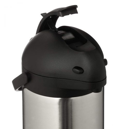  METRO Professional Airpot Pumpkanne | 5 Liter | Pumpisolierkanne | Pumpthermoskanne | Getraenkespender | auch fuer den gewerblichen Einsatz | Edelstahl | Kaffeekanne