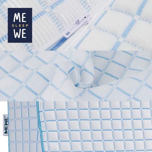  [아마존핫딜][아마존 핫딜] MEWE Cool Memory Foam Pillow Gel Memory Foam Orthopedic Pillow with Cooling Washable Cover Contour Pillow for Side Back Stomach Sleepers Cervical Pillow for Neck Pain (24 x 16 x 3.