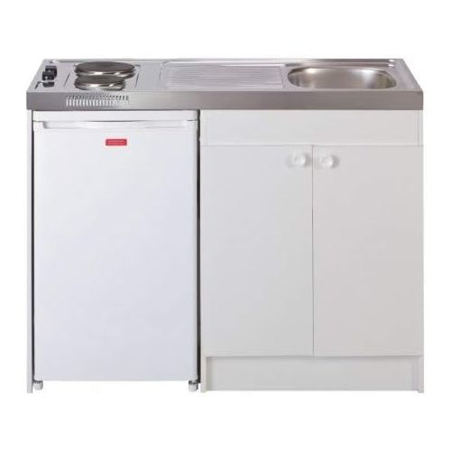  [아마존베스트]Mezieres - Kitchen Sink Unit 120cm Wide with Refrigerator DF116