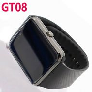 MF GT08 Bluetooth Smart Watch SmartWatch with Camera for iPhone and Android Smartphones (Black)