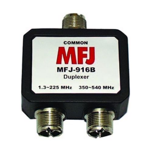  MFJ Enterprises Original MFJ-916B 1.8-225, 350-540 MHz Duplexer - SO-239