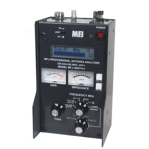  Bundle - 3 Items - Includes MFJ-269CPRO HF/VHF/UHF (.530-230 MHZ,430-520) SWR Analyzer with The New Radiowavz Antenna Tape (2m - 30m) and HAM Guides Quick Reference Card
