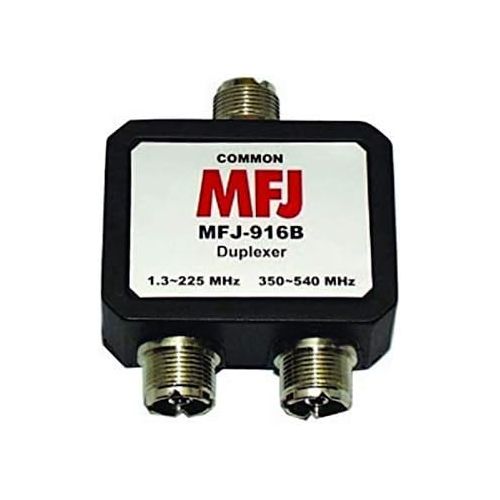  [아마존베스트]MFJ Enterprises Original MFJ-916B 1.8-225, 350-540 MHz Duplexer - SO-239