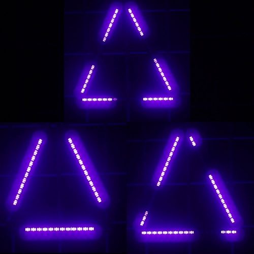  MFL. MFL Black Light for Party, UV Bar light 18LED 54W for Nightclub Party Neon Effect Stage Light