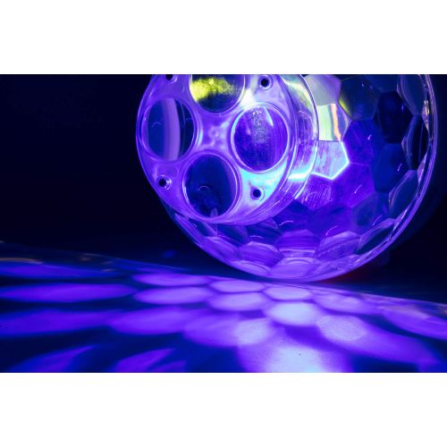  MFL. MFL ES-83 Flower Magic Ball Light with Gobos,DMX Strobe Light 8 Color LED Stage Light for DJ, Party, Pub, Bar