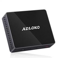 MFY Gemini Lake Mini PC, ADLOKO GE41 Windows 10 (64-bit) 4K Desktop Computer, Intel Processor Celeron N4100, up to 2.4Ghz, DDR4 4GB64GB, Dual HDMI, 2.5HDD, SSD, USB Type-C Port, Dual