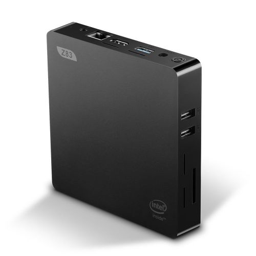  MFY Z83-V Fanless Mini PC Desktop, Supports Windows 10 Intel Atom x5-Z8350 Quad-Core, 1.44 GHz up to 1.92 GHz, 2GB RAM+32GB storage, WiFiBluetooth 4.0, Dual Output - VGA&HDMI