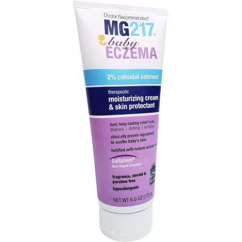  MG217 Baby Eczema Cream With 2% Colloidal Oatmeal, for eczema, rash, & dermatitis - 6 Oz Tube